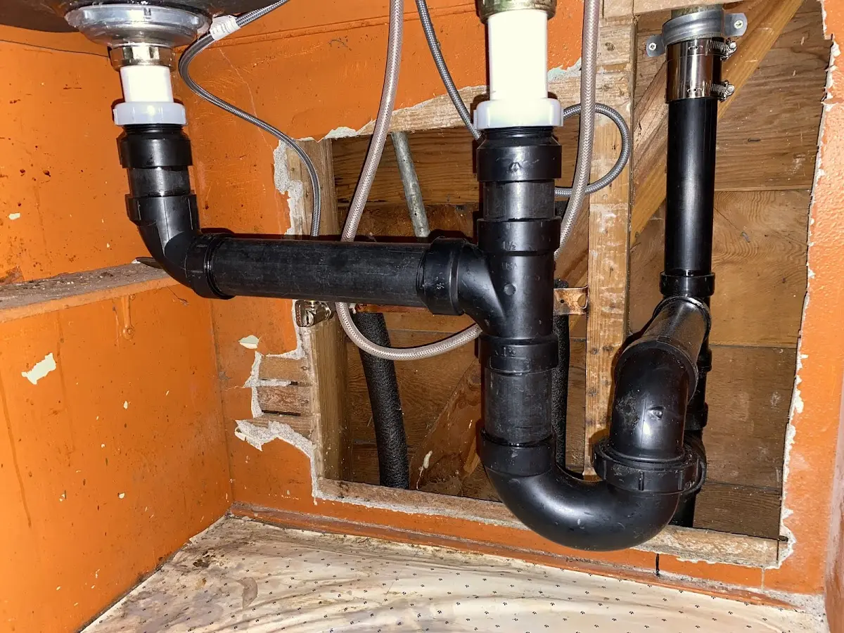 Professional Repiping Services equipment and tools on the job in Clovis